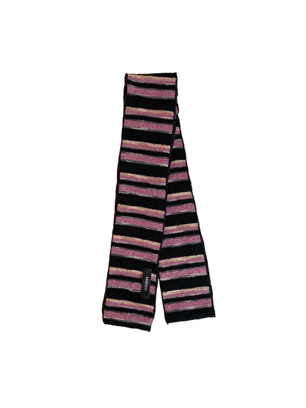 Kookeesee Vintage Stripe Knit Muffler