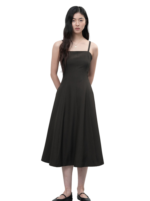 General Idea flare sleeveless long one piece