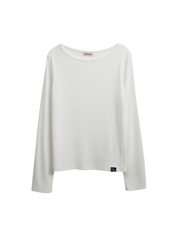 Slowlolli Футболка Boat neck sleeve [2PACK]