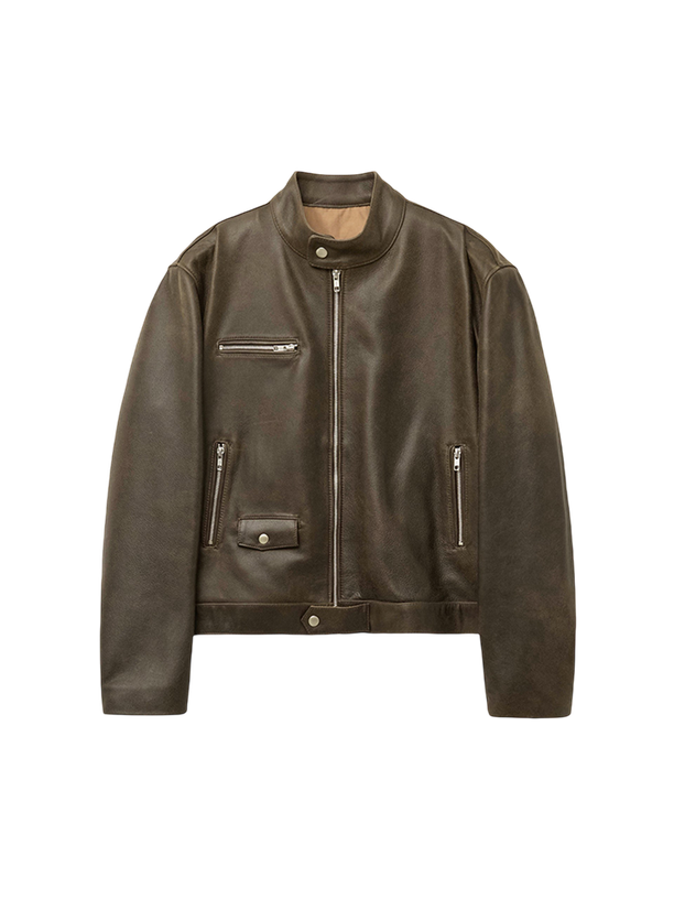 Sperone Куртка Crack Washed China Zip-up