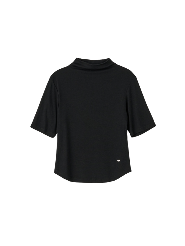 General Idea Топ acetate mock neck