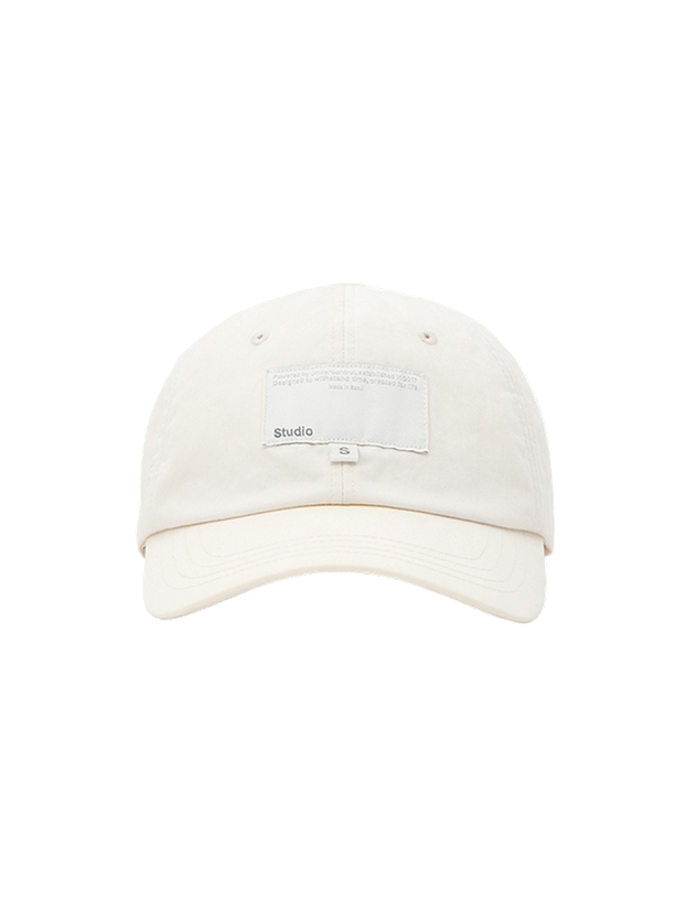 Undercontrol Studio BALL CAP / S LABEL / WASHED IVORY