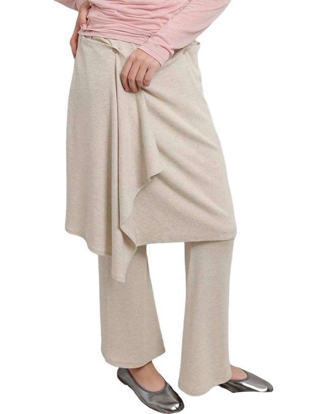 Poev Юбка-брюки Button Layered