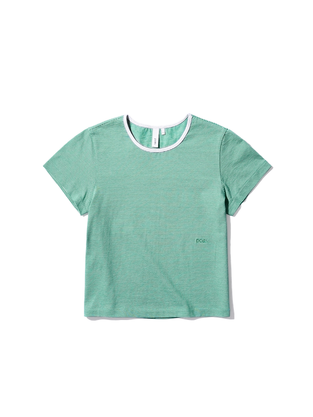 Poev Two-tone Striped T-shirt