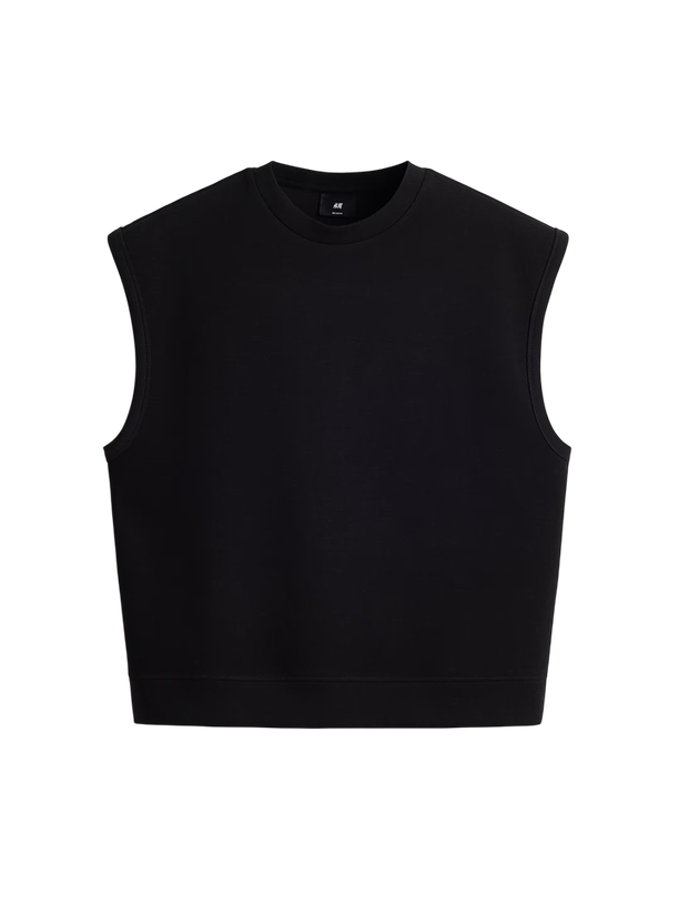 H&M Топ Relaxed Fit Scuba Sleeveless