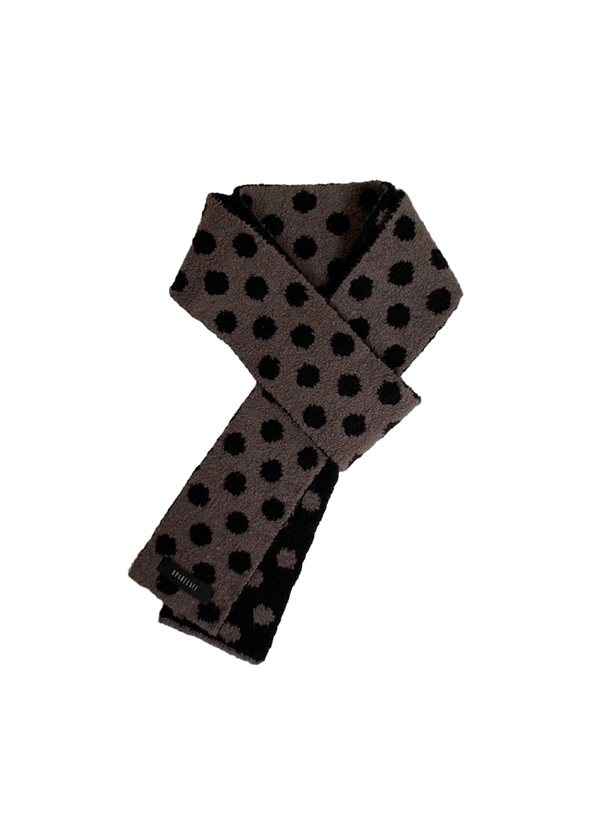 Kookeesee Dot Muffler (charcoal/black)