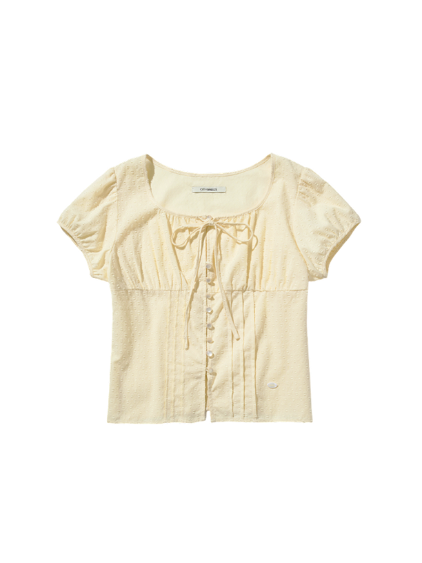 Citybreeze Блузка Dot shirring puff