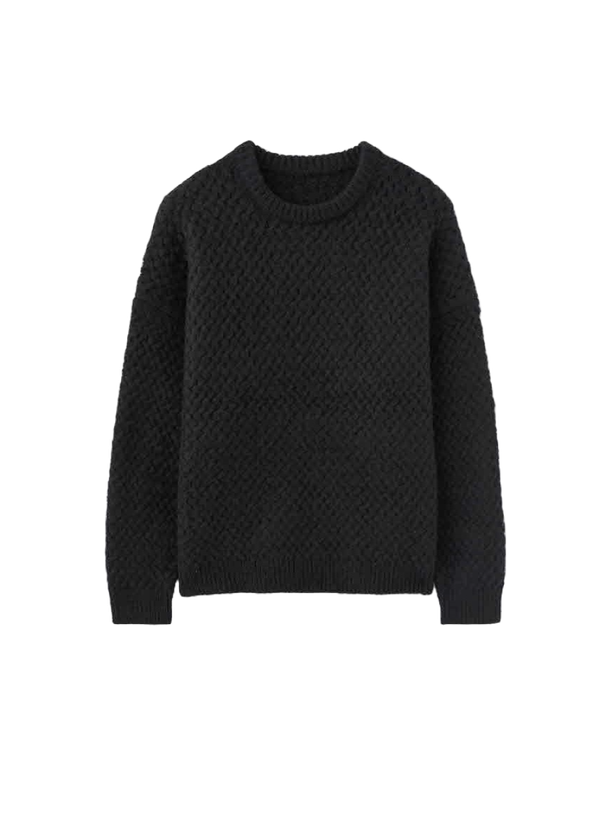 DNSR X-weave knit black