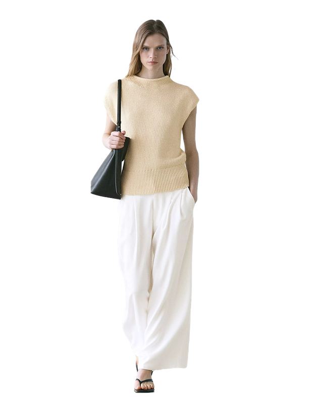 Massimo Dutti Брюки Pleated Wide-Leg
