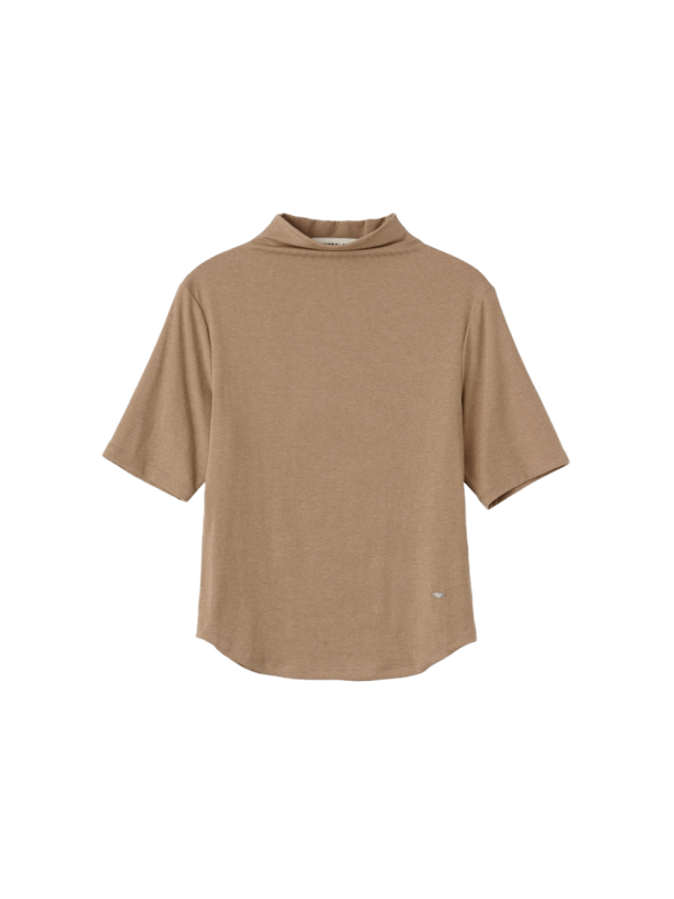 General Idea Топ acetate mock neck