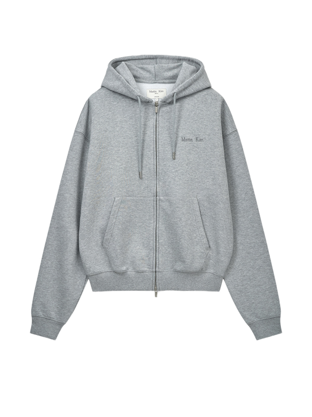 Matin Kim Худи BACK LOGO ESSENTIAL GREY