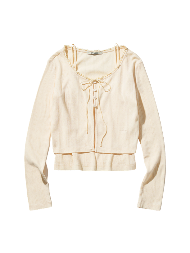 Citybreeze Топ Jersey sleeveless cardigan set