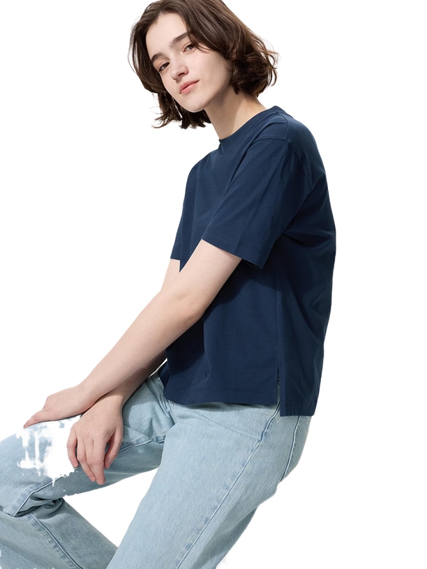 Uniqlo Женская футболка AIRism Cotton Uniqlo
