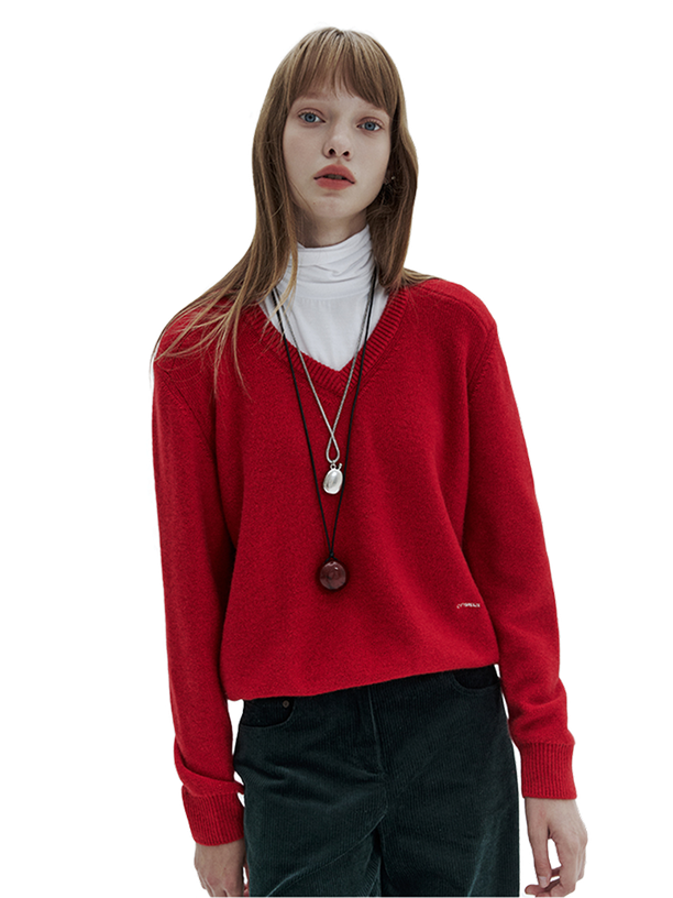 Citybreeze Шерстянной свитер ESSENTIAL V-NECK