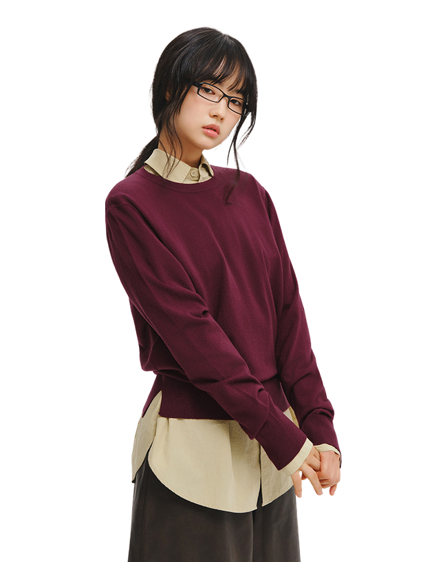 General Idea Пуловер Relaxed Essential Crew Neck