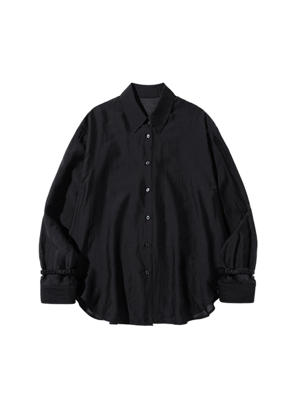 Citybreeze Рубашка Scrunch point sheer overfit