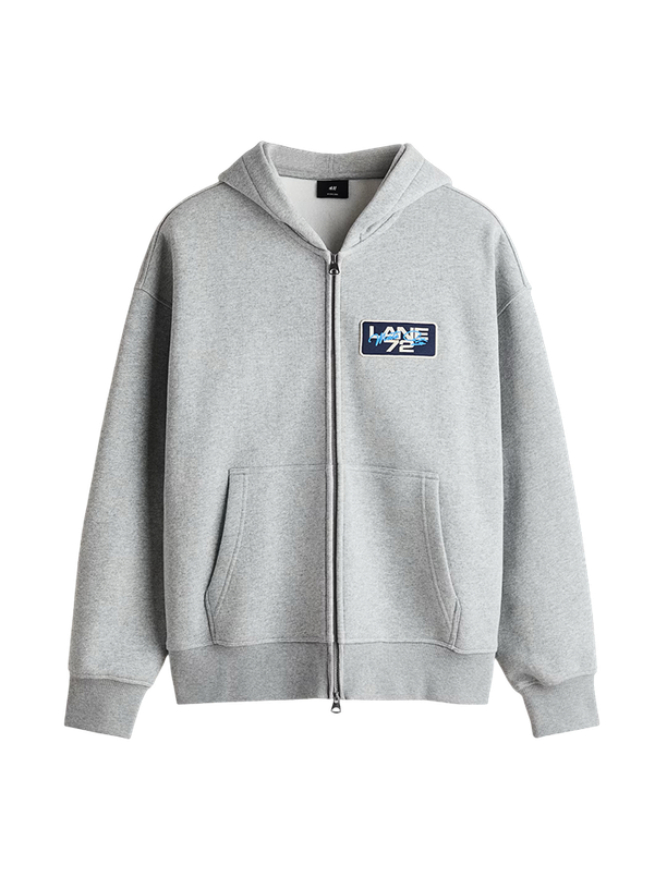 H&M Зип-худи Oversized Fit Zip-Up Hoodie