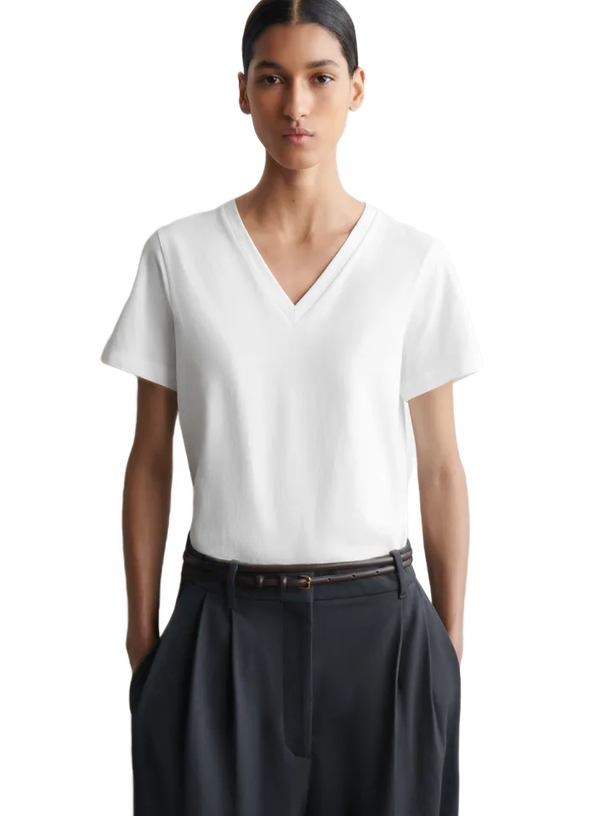 COS Футболка Cotton V-Neck
