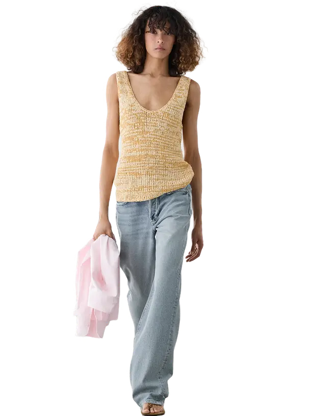 Massimo Dutti Топ Round-Neck Knit