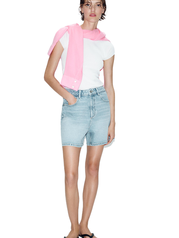 Zara Шорты Z1975 MOM FIT