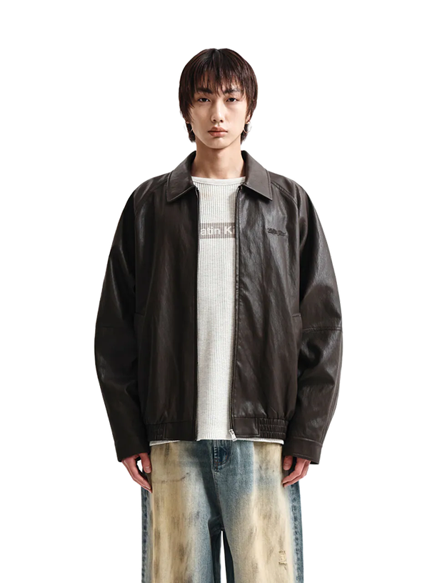 Matin Kim Куртка SMALL LOGO BROWN