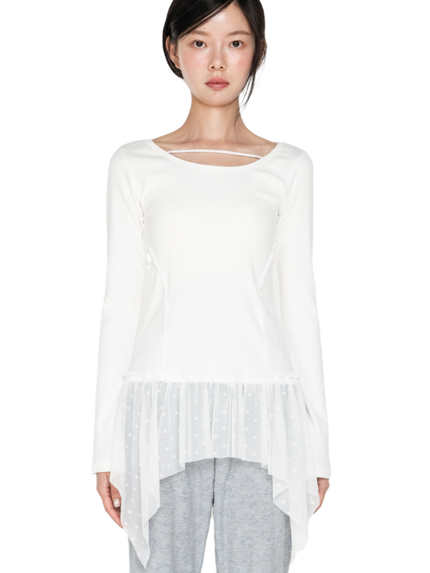 Highschool Disco Dot Layered Long Sleeve