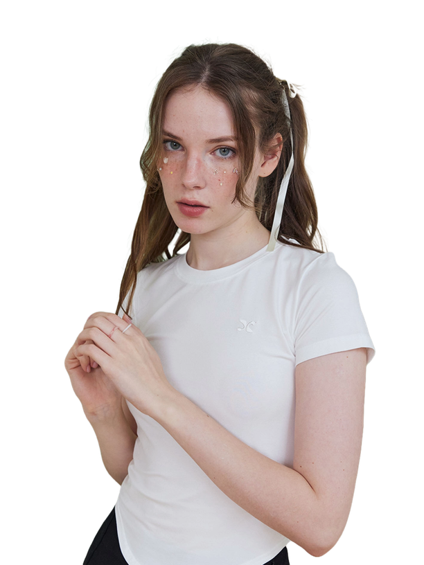 Etre Au Sommet Basic U-neck Short Sleeve