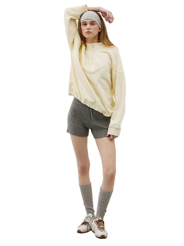 Citybreeze Свитшот APPLIQUE HALF ZIP