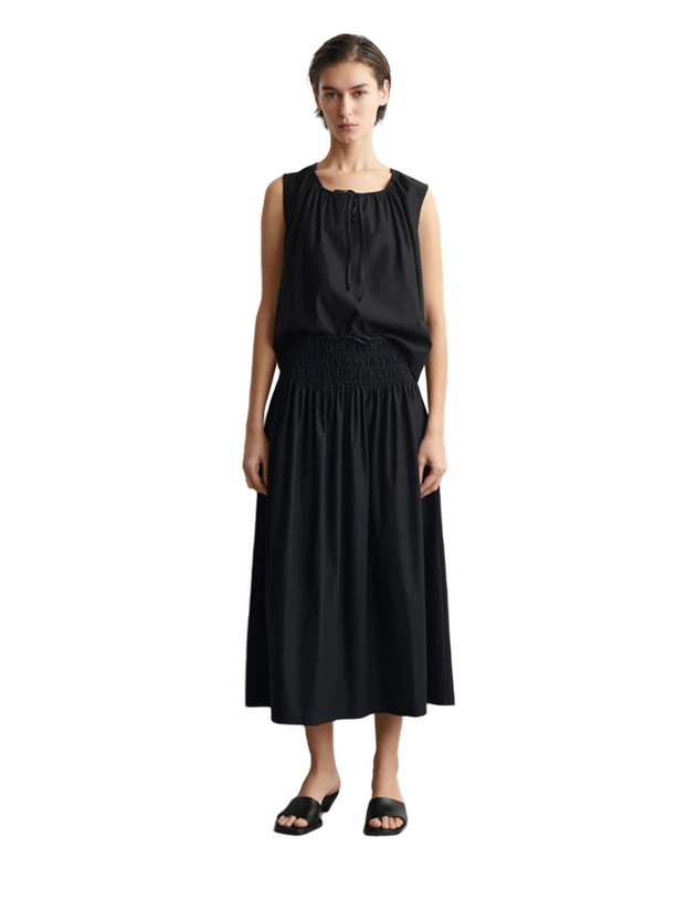 COS Миди юбка Ruched Waist Elasticated
