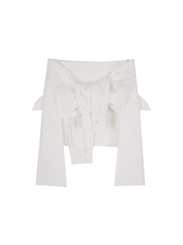 Highschool Disco Shirt Layered Skirt