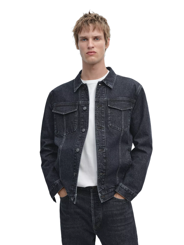 Massimo Dutti Джинсовая куртка Denim Trucker Jacket