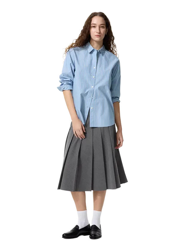 Uniqlo Юбка wide pleated midi