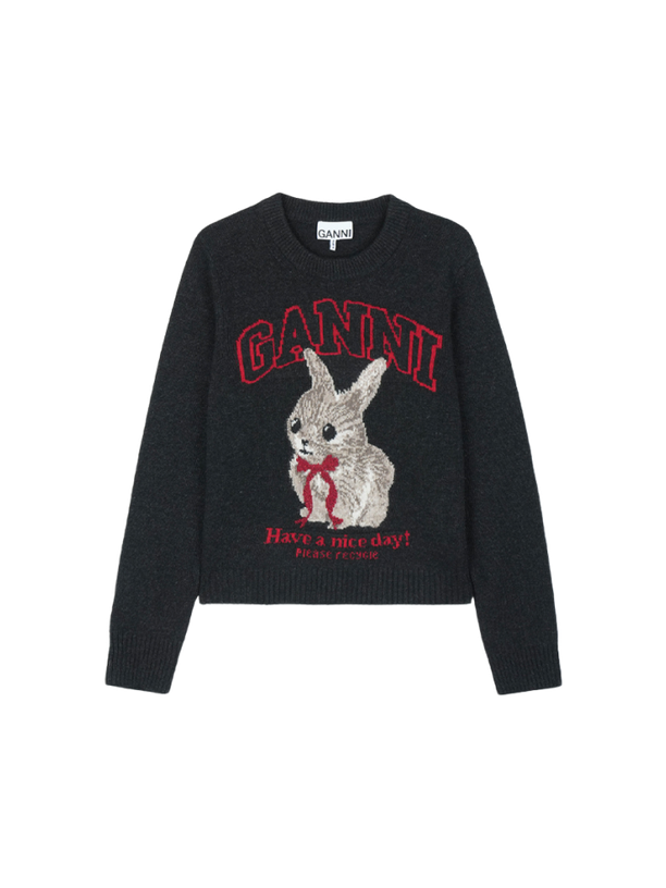 Ganni  Graphic Wool Sweater