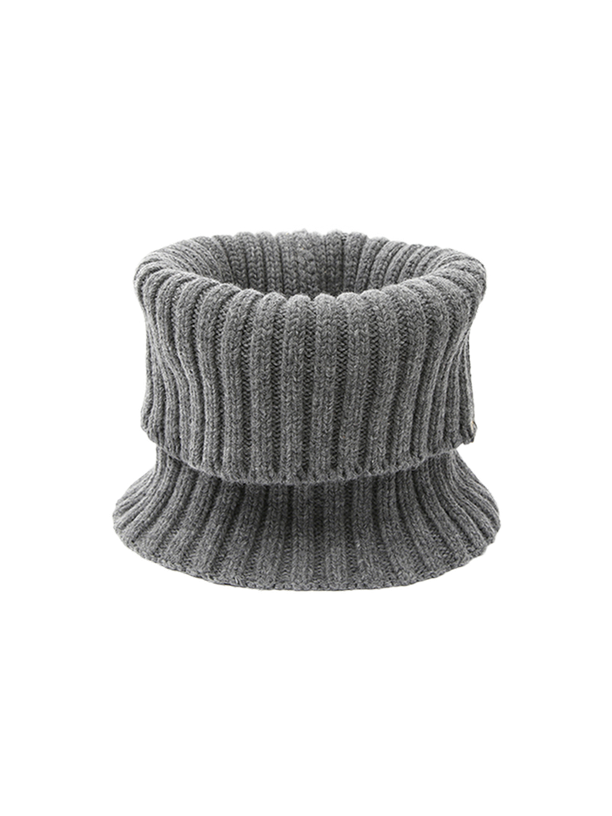 Undercontrol Studio NECK WARMER / RIB / LAMBS WOOL / GREY