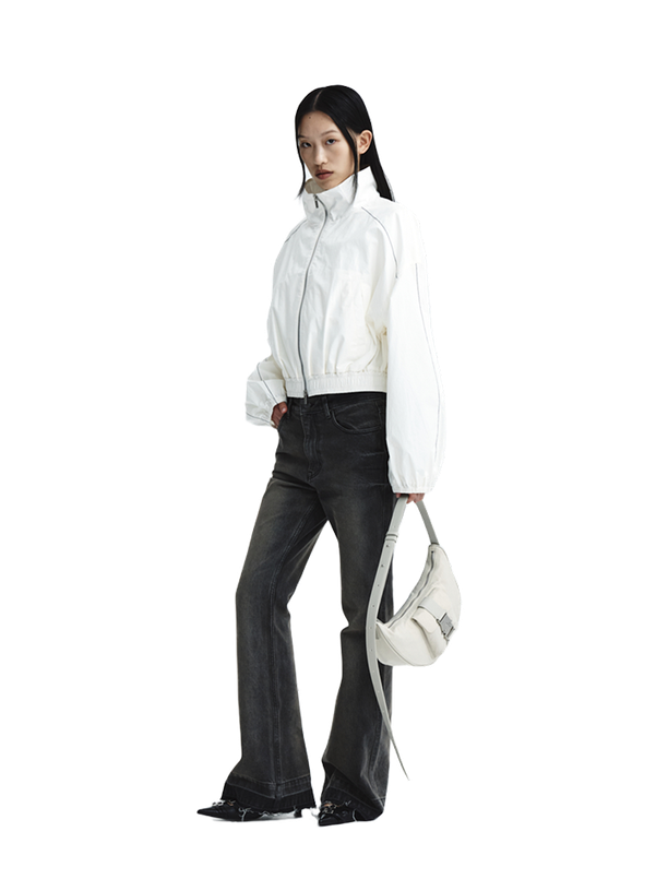 Matin Kim Куртка MATIN COATING CROP IVORY