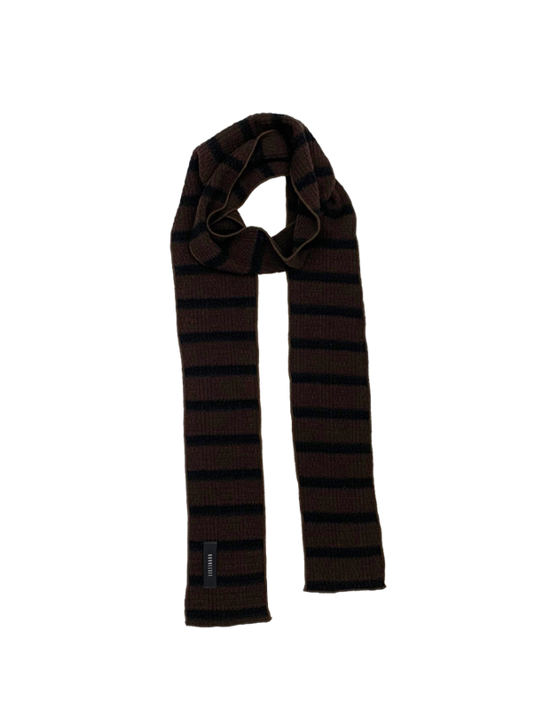 Kookeesee Stripe Winter Muffler (brown)