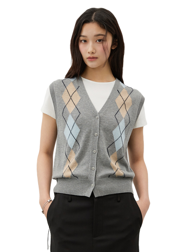 Citybreeze Жилет ARGYLE V-NECK