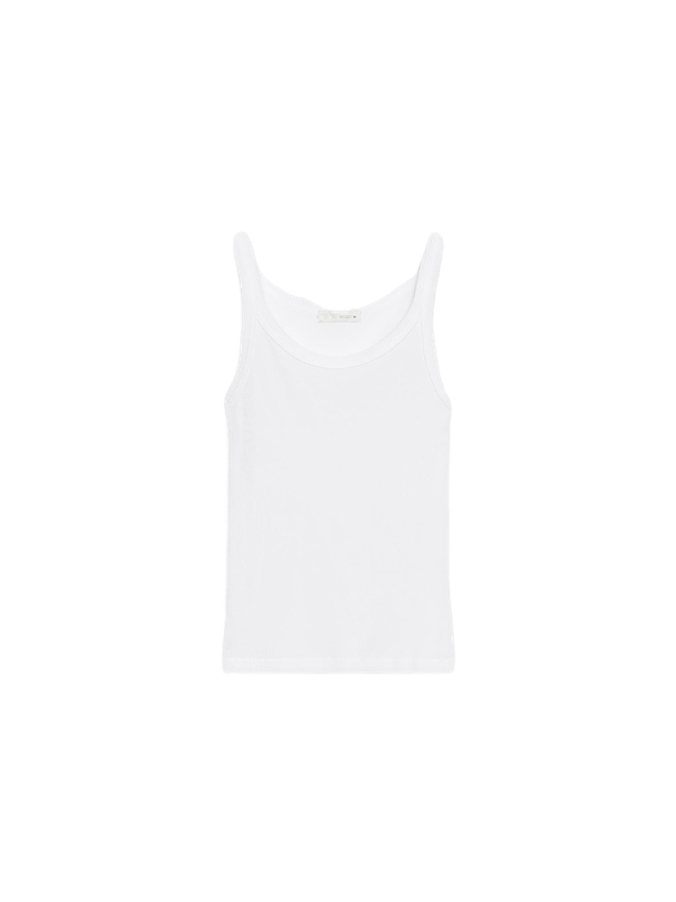 Zara Хлопковый топ на бретелях
