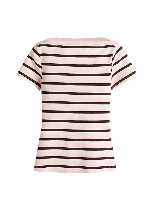 H&M Топ Boatneck Cotton Top