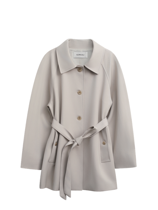 Slowlolli Тренч Muir belt half