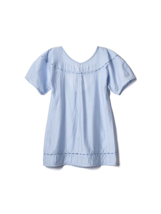 Poev Balloon Sleeve Lace Dress