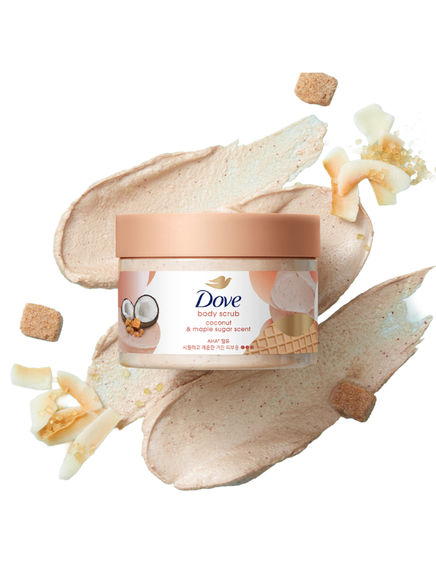 Dove Dove обновляющий крем-скраб для тела против сухости и вросших волос