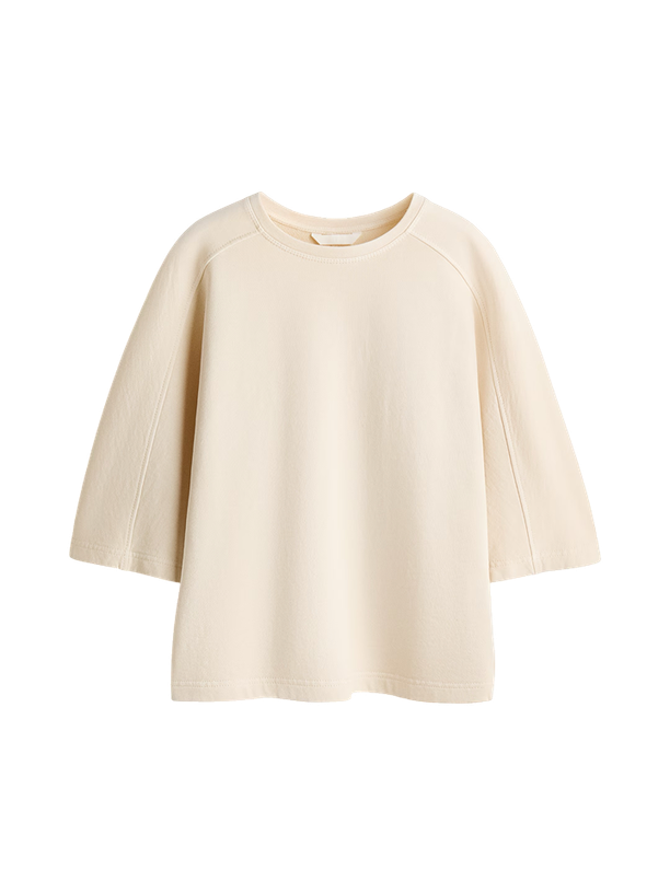 H&M Футболка Short-Sleeve Cotton Sweatshirt