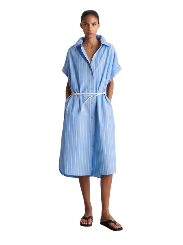 COS Платье Striped Short-Sleeved