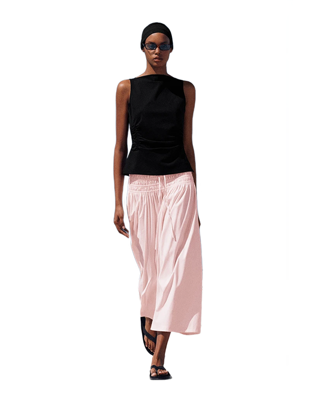 COS Миди юбка Ruched Waist Elasticated