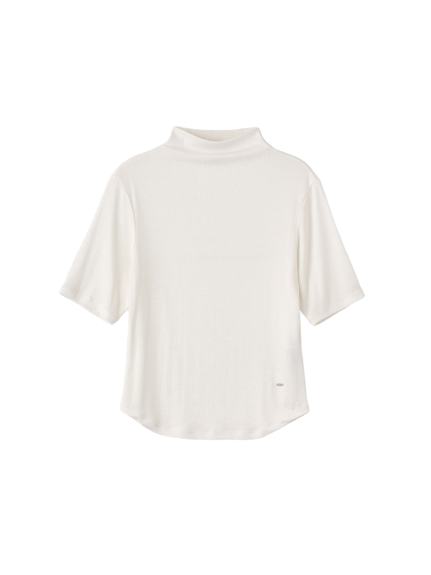 General Idea Топ acetate mock neck