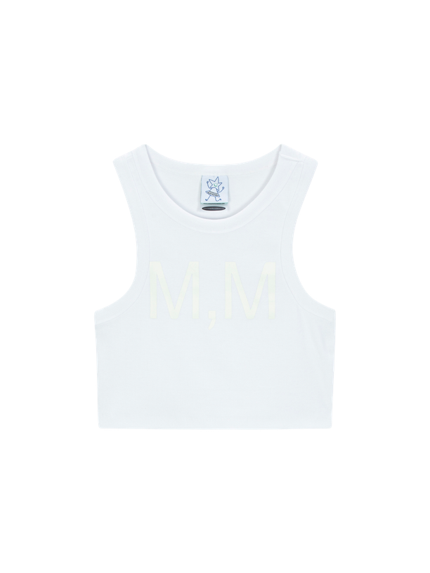 Mosquito Murderers M,M CROP SLEEVELESS (White)