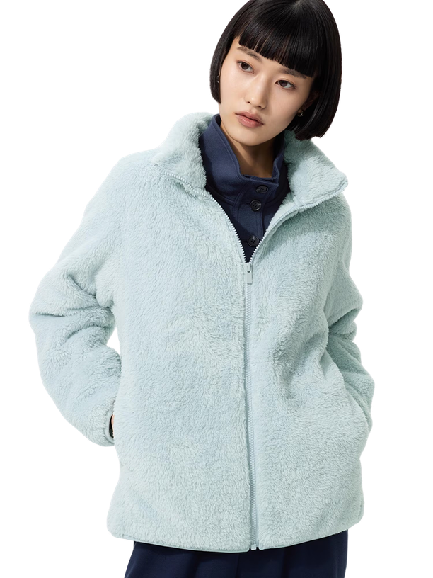 Uniqlo Флисовая куртка на молнии Fluffy Yarn Fleece Full-Zip