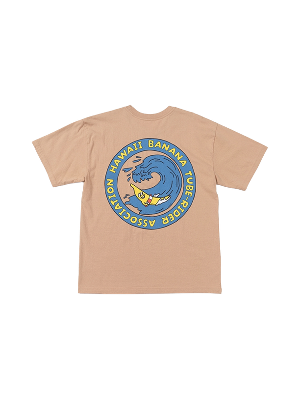 Big Wave ALOHA BANANA SURF TEE (TAN SAND)