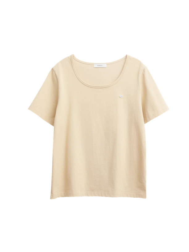 Slowlolli Футболка U neck short sleeve